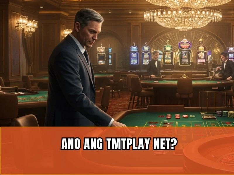 Older man enjoying a table game at a luxury casino with TMTPlay Net