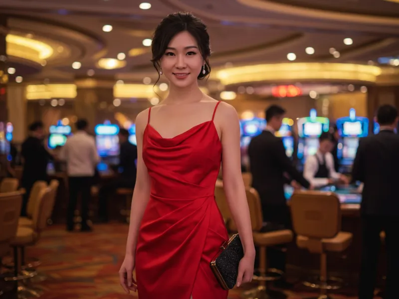Poker game guide enjoys a lucky night at the casino.
