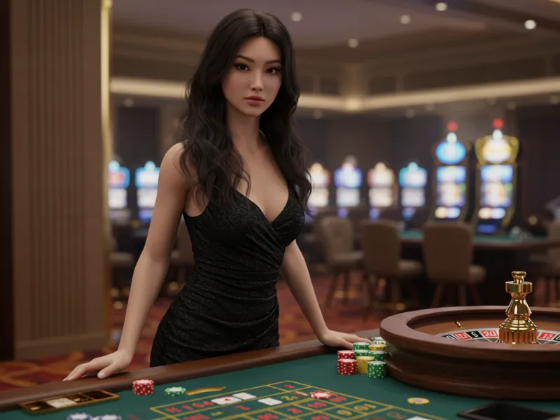 Poker game guide wins big in a glamorous casino setting.