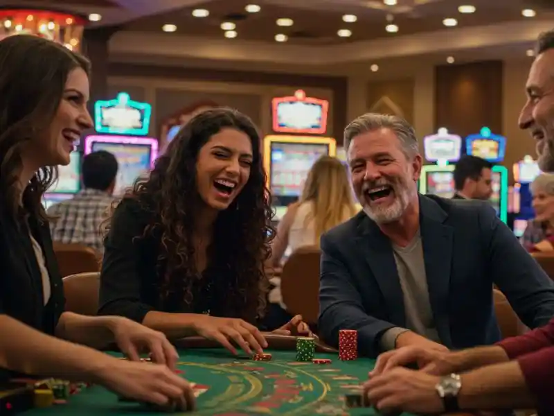 Old man focused on his card game at a bet casino, enjoying the thrill of gambling.
