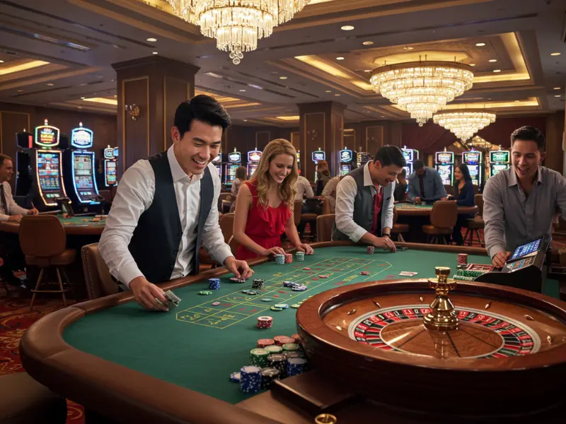 Live roulette wheel spinning during a Winfinity casino session