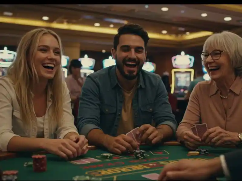 friends celebrating big casino win happily while playing at Buenas Game 888 online platform