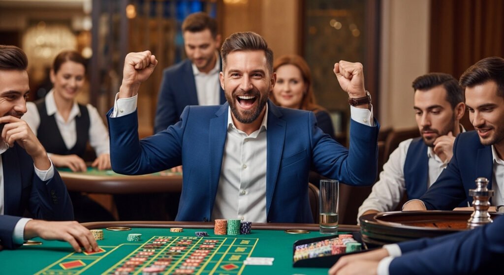 bwenas 99 man cheering on casino table