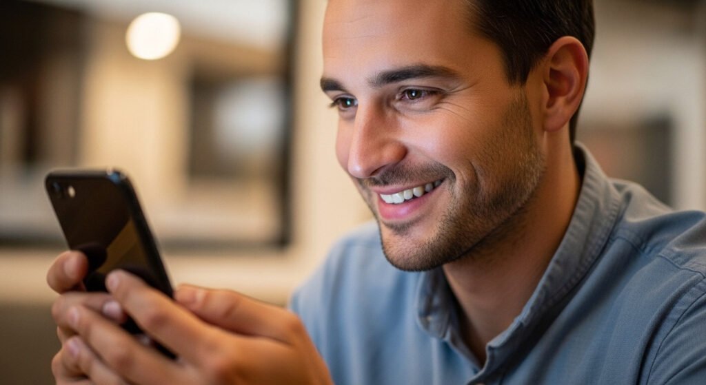 winfinity jackpots man playing casino game