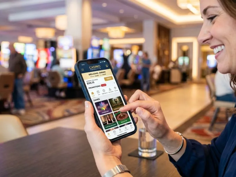 ace88 register interface showing a user navigating the mobile dashboard on a smartphone