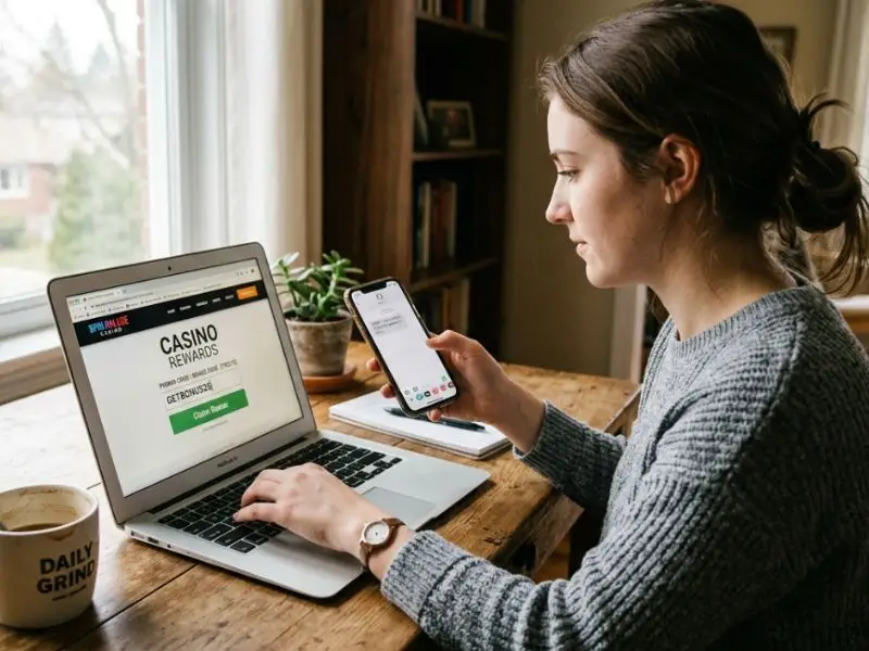 Player entering a superace88 free 100 promotion code on the screen for bonus rewards